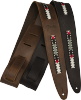 Fender Paramount Acoustic Leather Strap Black